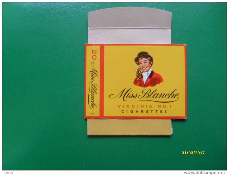 Tabacco TOBACCO Pacchetto In  Cartone Miss Blanche Virginia No.1 Cigarettes Da 20 Sigarette - Other & Unclassified