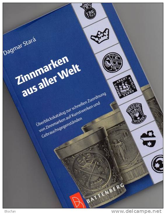 Zinnmarken Katalog 2012 Neu 13€ Nachschlagwerk Für Zinn-Marken Der Welt Auf Kunst-Werke Becher Sn Catalogue Of Germany - Alemán