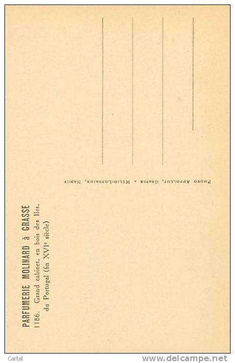 06 - GRASSE - Parfumerie Molinard - Grand Cabinet, En Bois Des Iles Du Portugal (Fin XVIe Siècle)  (Appollot, 1186) - Grasse
