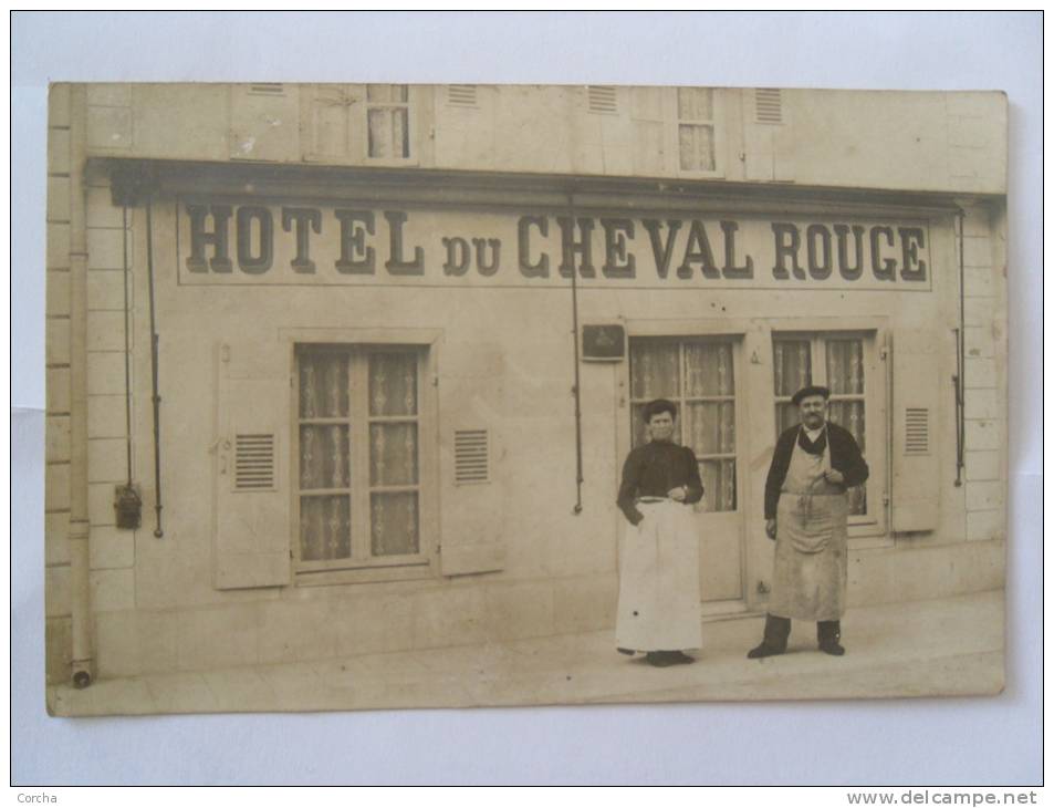 CPA LOUHANS 71 Hotel Du Cheval Rouge - Louhans