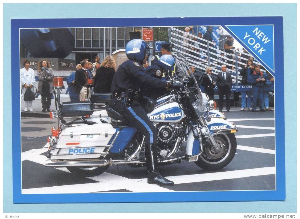 USA-New York-Police Department Highway Patrol-motorcycle-mint - Police - Gendarmerie