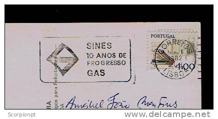 PORTUGAL Lisboa SINES Gas 1982 10 Years Progress Energies Gaz Sp2230 - Gaz