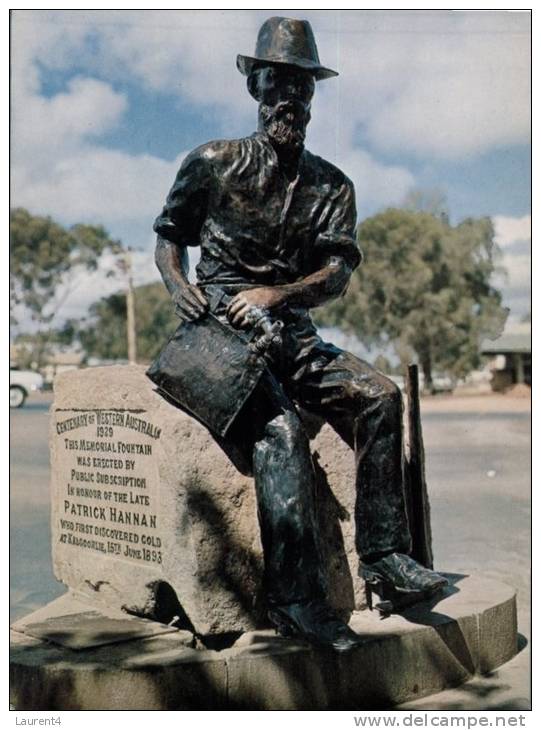 (310) Australia - WA - Kalgoorlie Statue Of Patrick Hannan - Kalgoorlie / Coolgardie