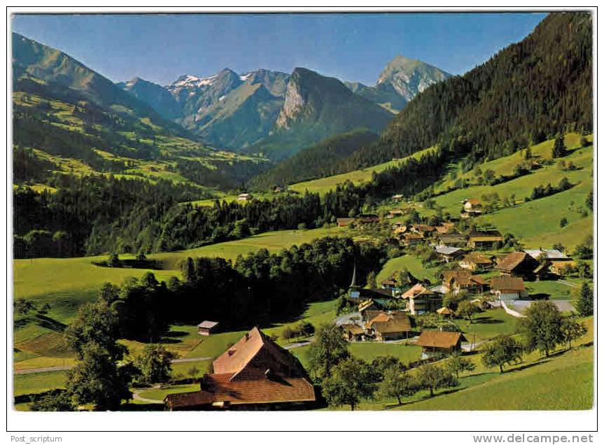 Suisse - Diemtigen I/S - Ladholshorn, Winterhorn, Männlifluh, Schwarzenberg, Twirienhorn - Diemtigen