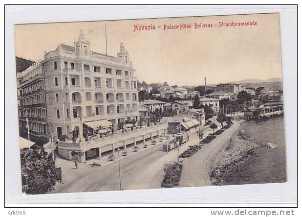 CROATIA OPATIJA  ABBAZIA Tram Nice Postcard - Croatia