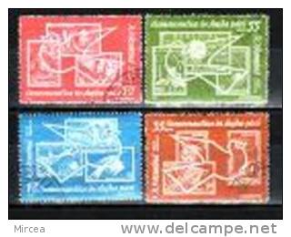 Roumanie 1962 - PA Yv. No.162-5 Obliteres,serie Complete - Oblitérés