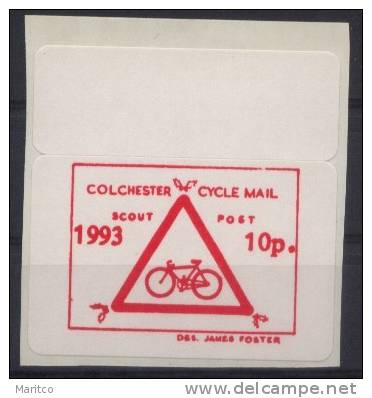 1993 COLCHESTER SCOUT POST CYCLE MAIL  BICYCLE VELO FAHRRAD FIETS SCOUTING - Ciclismo