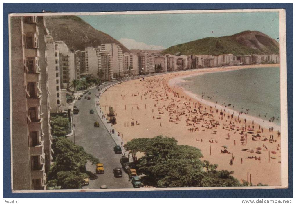 BRASIL - CP COLORISEE RIO DE JANEIRO - ... DE COPACABANA DO PÔSTO ... - EDICOES TRADIMEX DO BRA... N° 51 - CIRCULEE 1960 - Copacabana