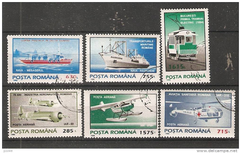 Romania 1995  Transport  (o) - Oblitérés