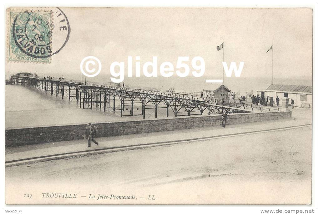 TROUVILLE - La Jetée-Promenade (animée) - N° 103 - Trouville