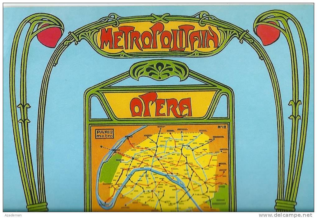 Paris, \"METROPOLITAIN\", Années 70 - U-Bahnen