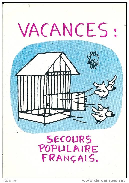 " VACANCES :  SECOURS POPULAIRE FRANCAIS" - Effel