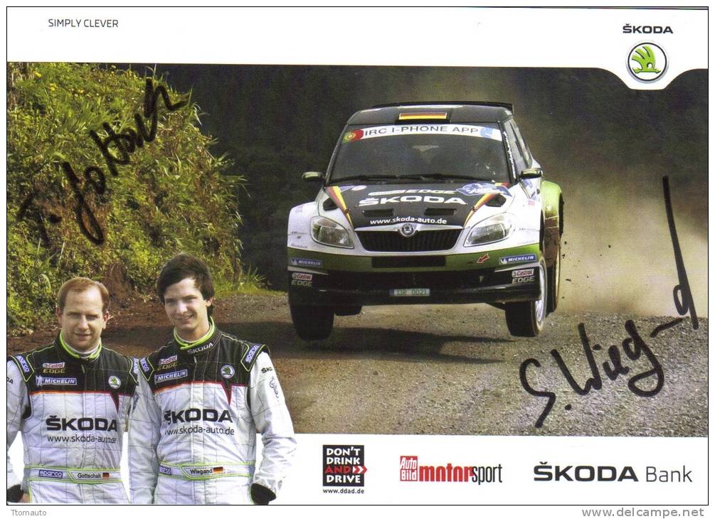 Skoda Fabia Super 2000  -  Sepp Wiegand/Timo Gottschalk - Intercontinental Rally Challenge 2012  -  Rally Promo Carte - Other & Unclassified