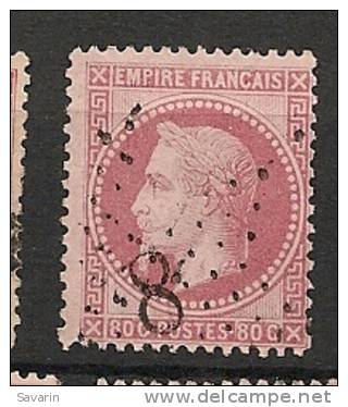 Fr  Pub Prix Fixe   YT N° 32 Oblitere Etoile De Paris  N°  8 - 1863-1870 Napoleon III With Laurels