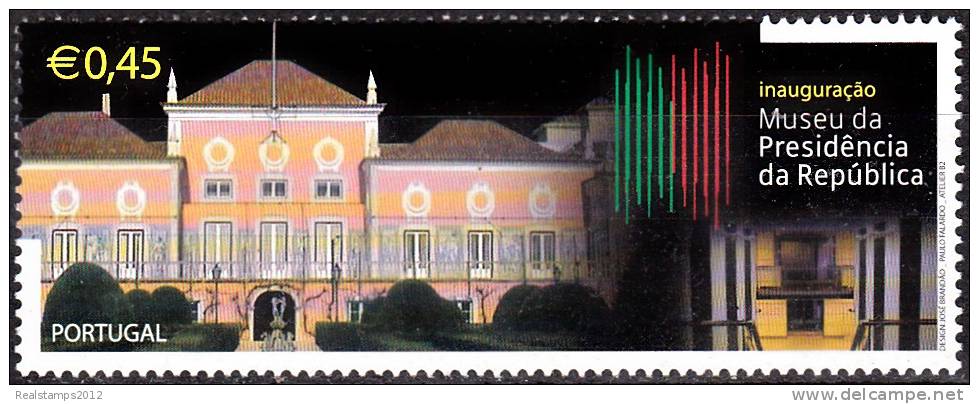 PORTUGAL - 2004,  Inauguração Do Museu Da Presidência Da República.  € 0,45   ** MNH  MUNDIFIL  Nº 3164 - Ungebraucht