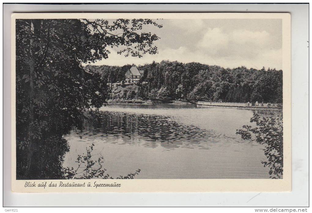 5828 ENNEPETAL - MILSPE, Gasthof Heilenbecker Talsperre 1950 - Ennepetal