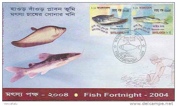 FDC 2004 - Fishes - Bangladesch