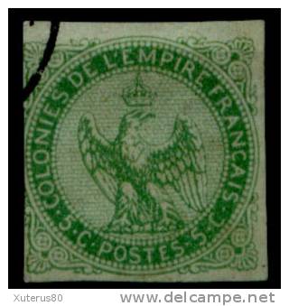 #39# COLONIES GENERALES N° 2a Oblitéré ("5" Sans Parenthèse) - Eagle And Crown