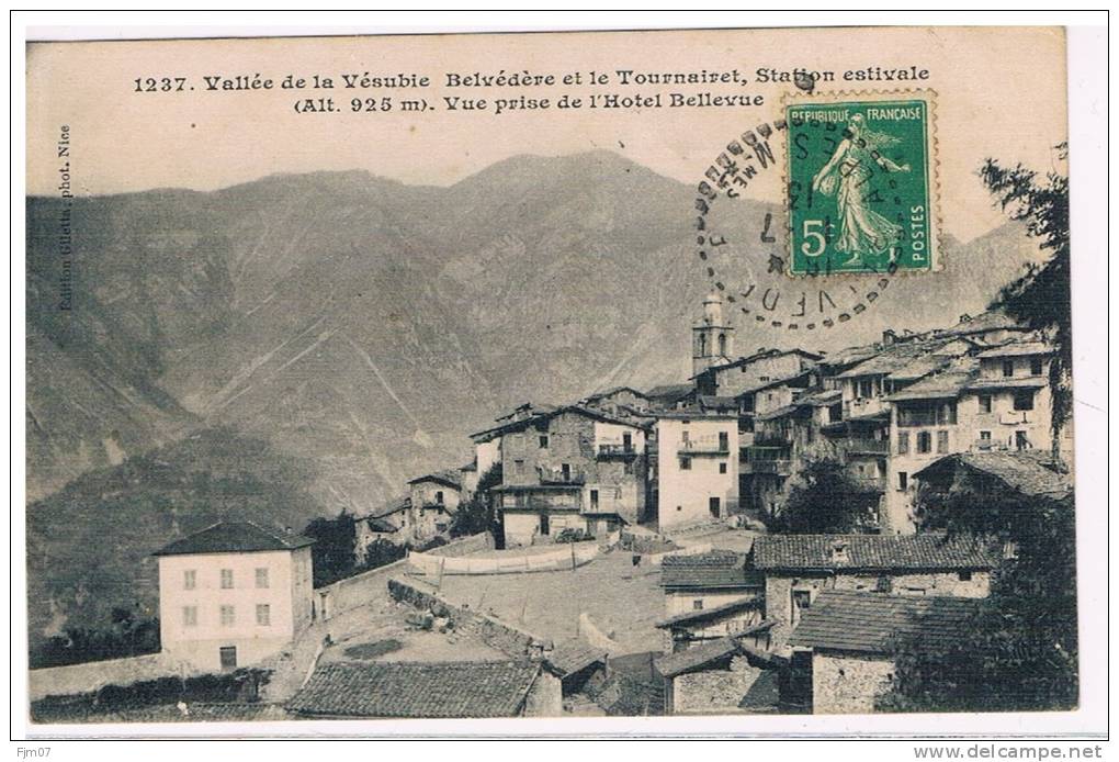 73- Vallée De La Vésubie Belvédère Et Le Tournairet Station Estivale. - Belvédère
