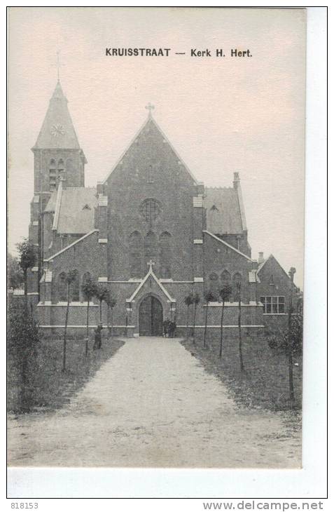 Kruisstraat - Kerk H. Hert - Moerbeke-Waas