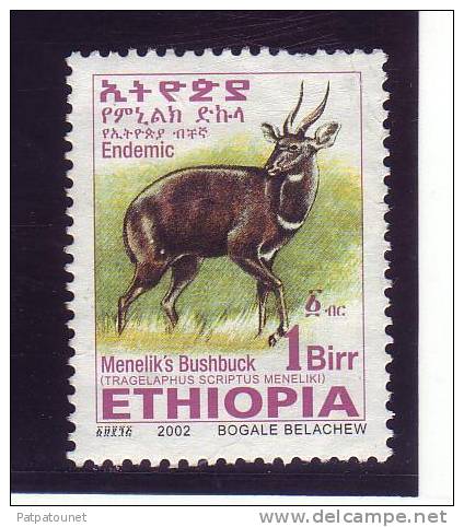 Ethiopie YV 1572 O 2003 Guib - Gibier