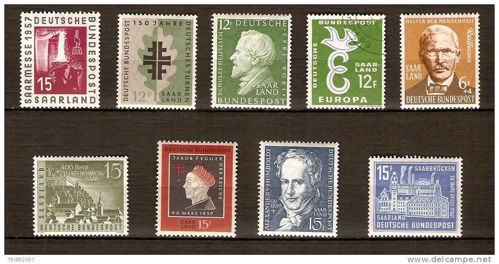 SARRE.      .LOT.  SAAR LAND  Neufs * - Unused Stamps