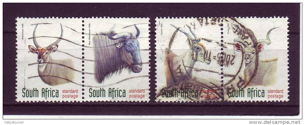 Afrique Du Sud YV 999/2 O 1998 Antilope, - Gibier