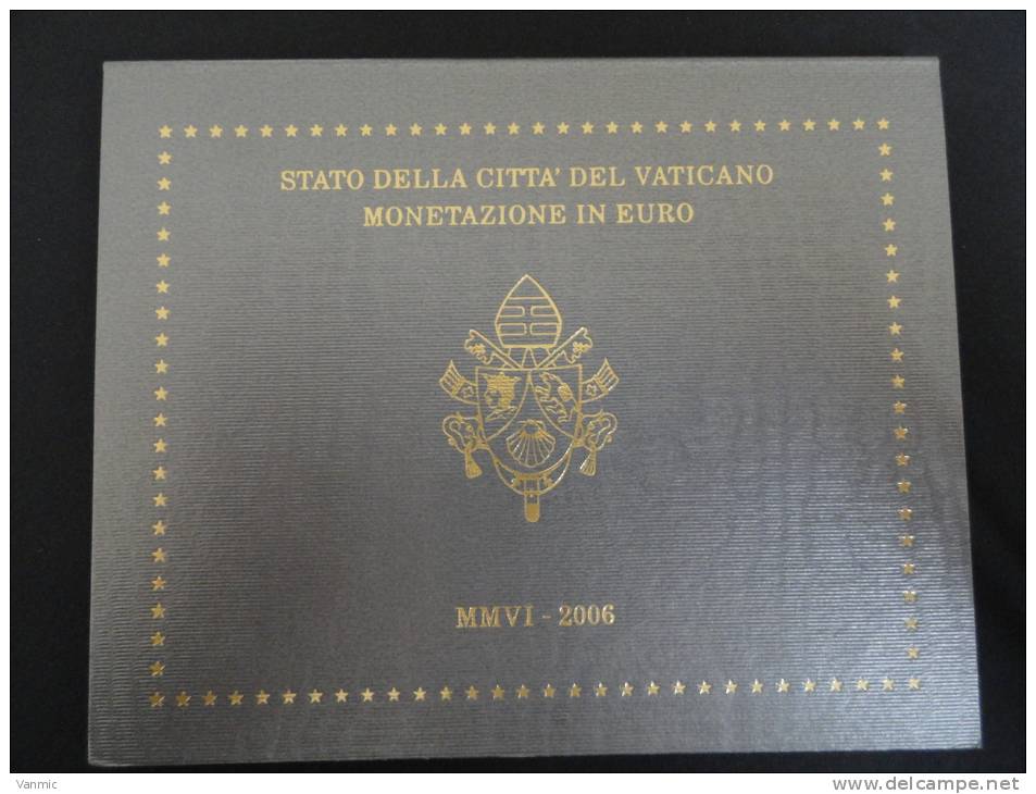 2006 - Coffret Vatican BU Complet Avec 8 Pièces De 2 Euro à 1 Cent - Vatican