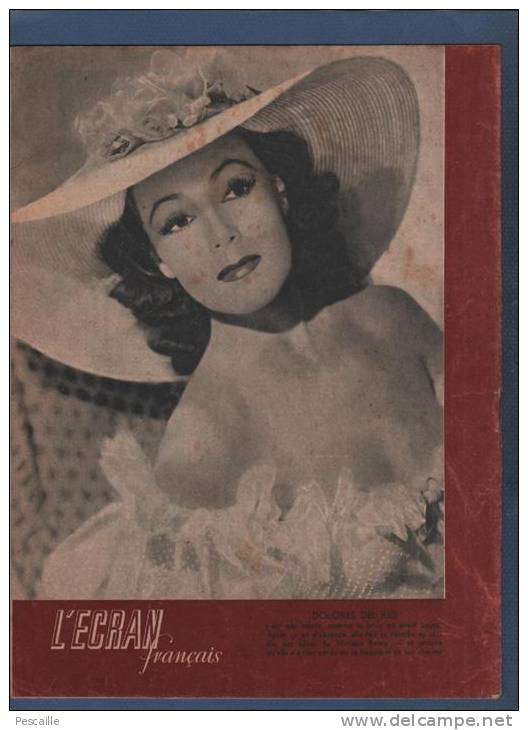 L´ECRAN FRANCAIS 12 12 1945 - LUCIENNE LAURENCE - DOLORES DEL RIO - THOMAS EDISON SPENCER TRACY - SIMONE SIMON - - Magazines