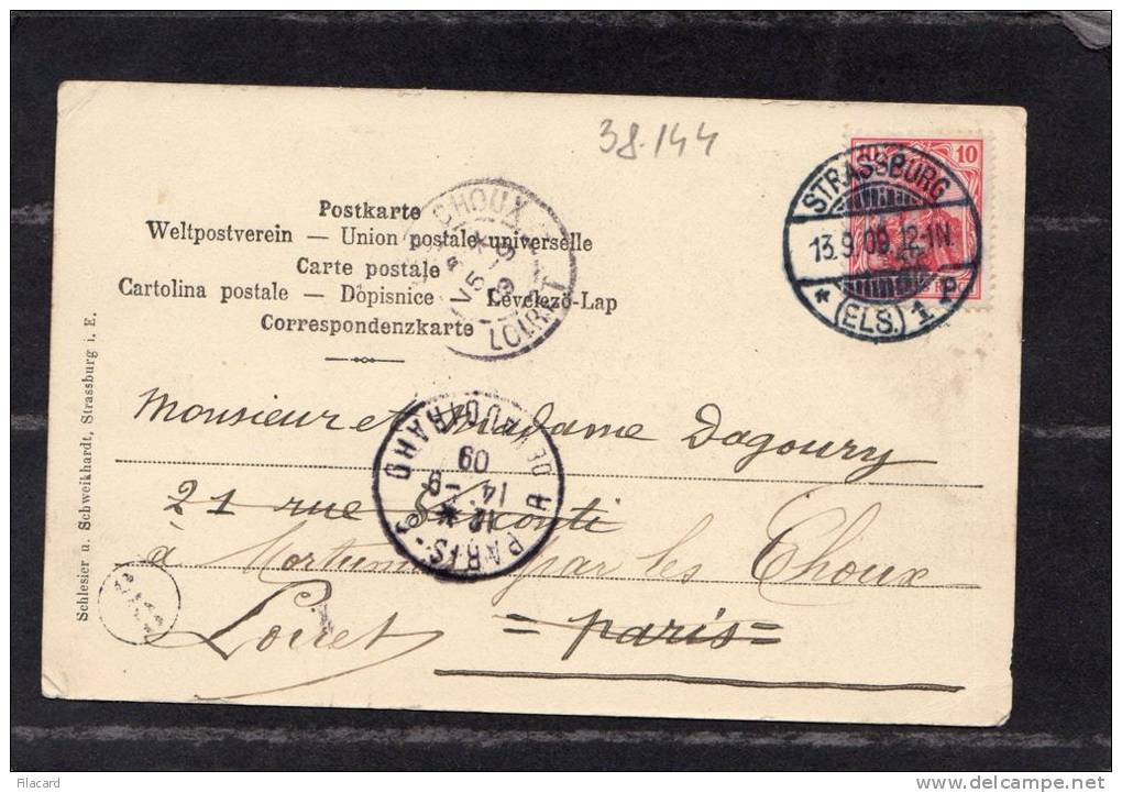 38144   Germania,  Munster  - 24. August  -  Cathedrale,  VG  1909 - Muenster