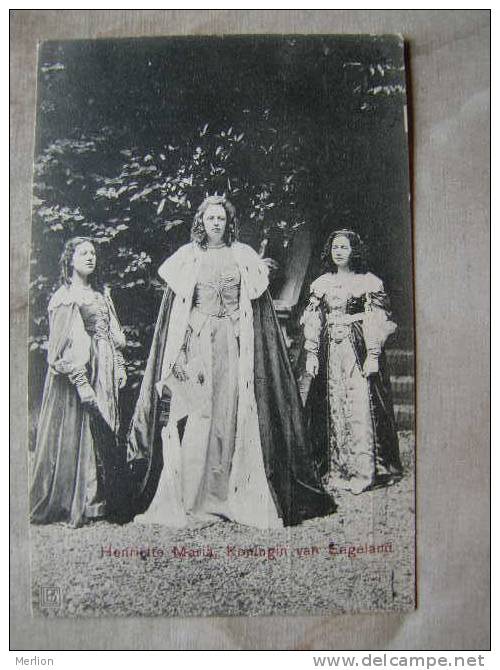 Leiden  - Lustrumfeesten 1910 -  Henriette Maria - Konigin Van Engeland D103688 - Leiden