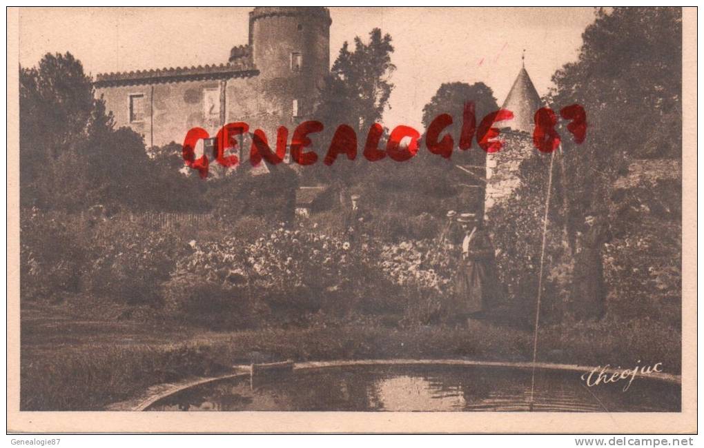 87 - ORADOUR SUR VAYRES  - CHATEAU DE CROMIERES - SEPIA - THEOJAC - EDITEUR BOURGOING FAUBERT - Oradour Sur Vayres