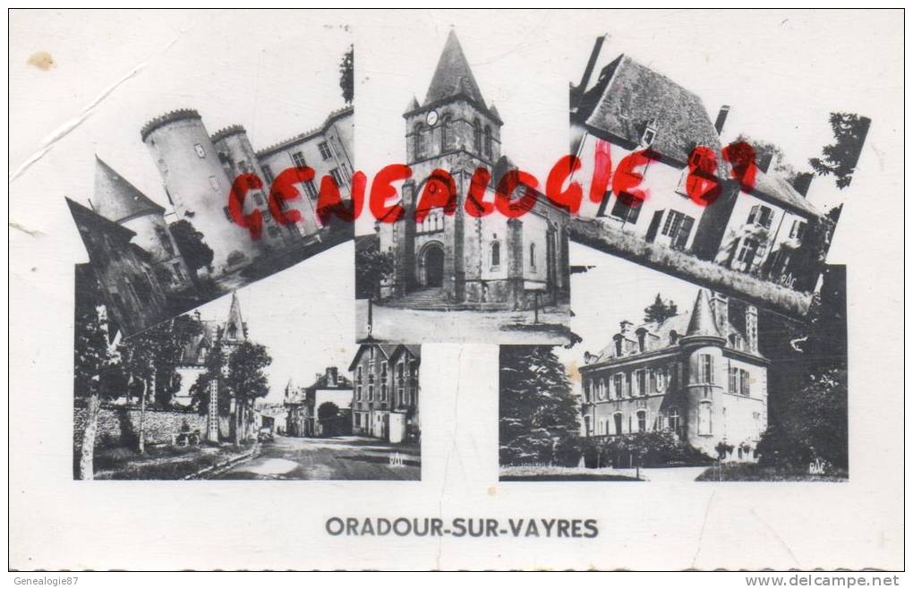 87 - ORADOUR SUR VAYRES  -   EDITEUR FAYE   EREL - Oradour Sur Vayres