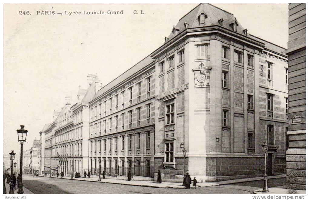 75.Paris.Lycee Louis Le Grand - Enseignement, Ecoles Et Universités