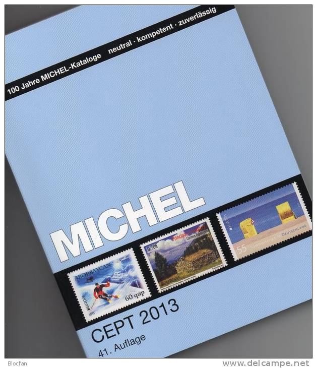 Briefmarken Katalog CEPT 2013 New 52€ MlCHEL Mit Jahrgangstabelle Von Europa Vorläufer NATO EFTA KSZE Symphatie-Ausgaben - Livres & Catalogues