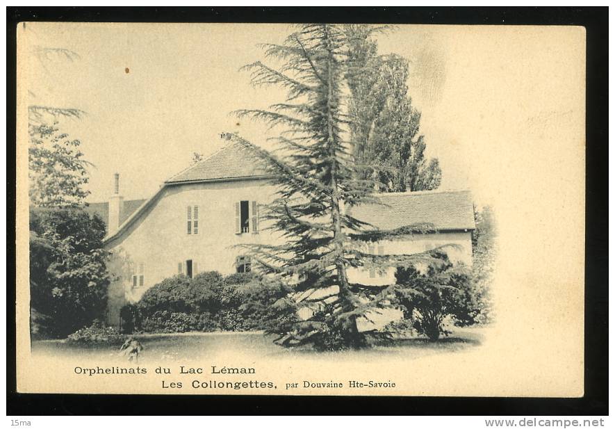 Haute Savoie Douvaine Orphelinats Du Lac Léman Les Collongettes Pionnière - Douvaine