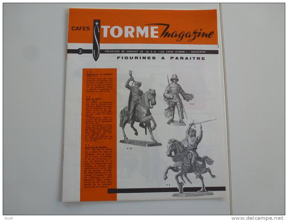 MAGAZINE FIGURINES CAFE STORME 1964 N°3 - Small Figures