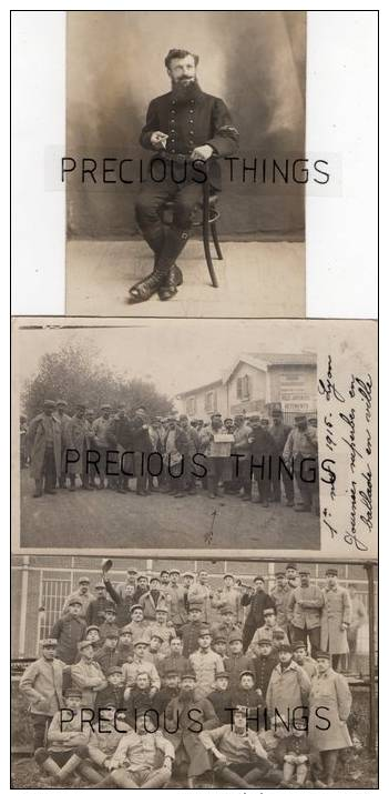 AVIATION 14 18 .RARE LOT DE 12 CARTES PHOTOS  DU 2EME GROUPE   3EME COMP.EMILE HERBRECHT 1916  1917  LIRE CORRESPONDANCE