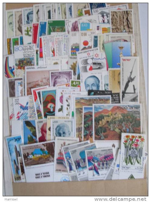 ISRAEL 1968-1982  MINT TAB COLLECTION - Collections, Lots & Séries