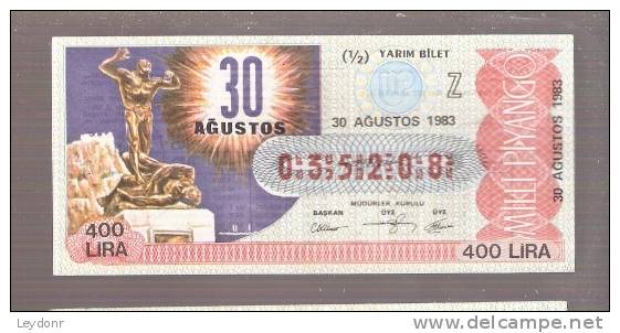 Lotto - Lottery Tickets - Turkey - Turkiye - Billets De Loterie