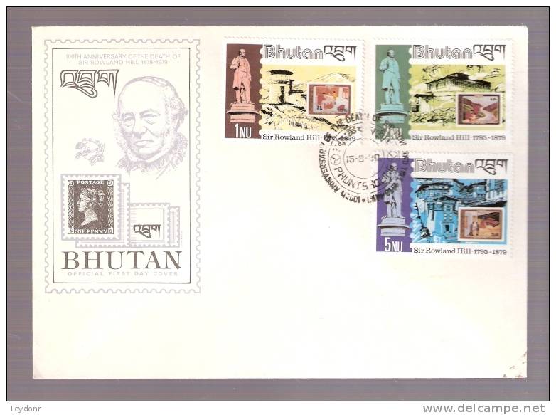 FDC Bhutan - Sir Rowland Hill - Bhutan