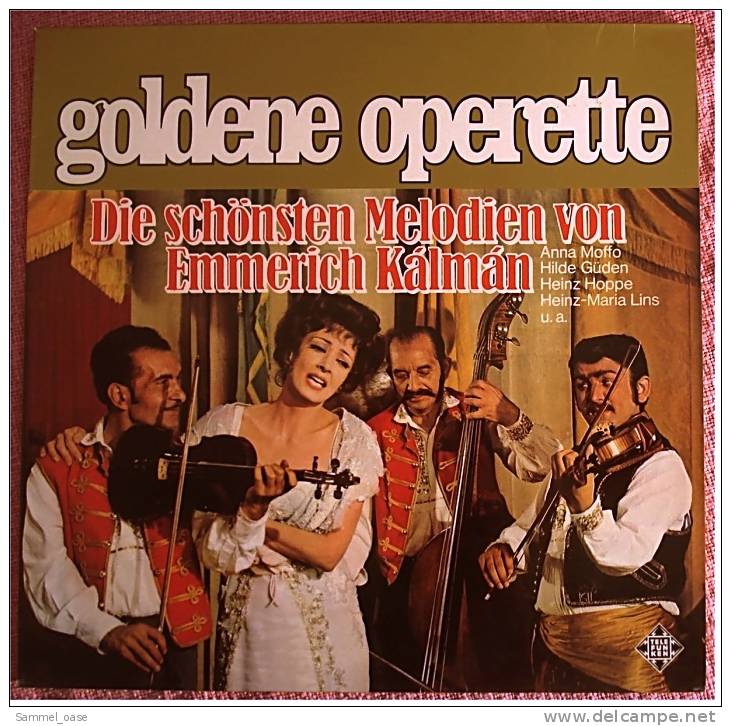 LP Vinyl , Goldene Operette - Die Schönsten Melodien Von Emmerich Kálmán - TELEFUNKEN Nr. 6.22228 AF - Oper & Operette