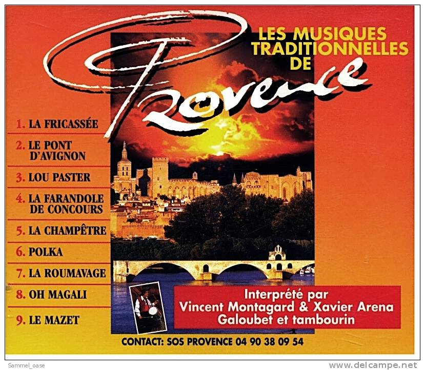 Musik CD  -  Les Musiques Traditionnelles De Provence - Interprete Par Vincent Montagard & Xavier Arena -  Von Ca. 2001 - Other - French Music