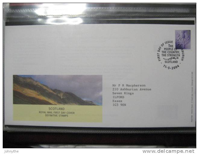 Great Britain 2004 Regional Definitives Scotland Fdc - 2001-2010. Decimale Uitgaven