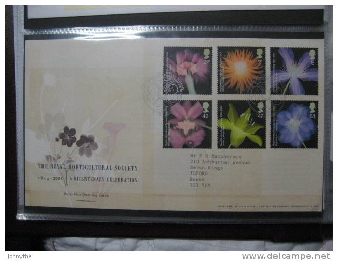 Great Britain 2004 The Royal Horticultural Society Fdc - 2001-2010 Em. Décimales