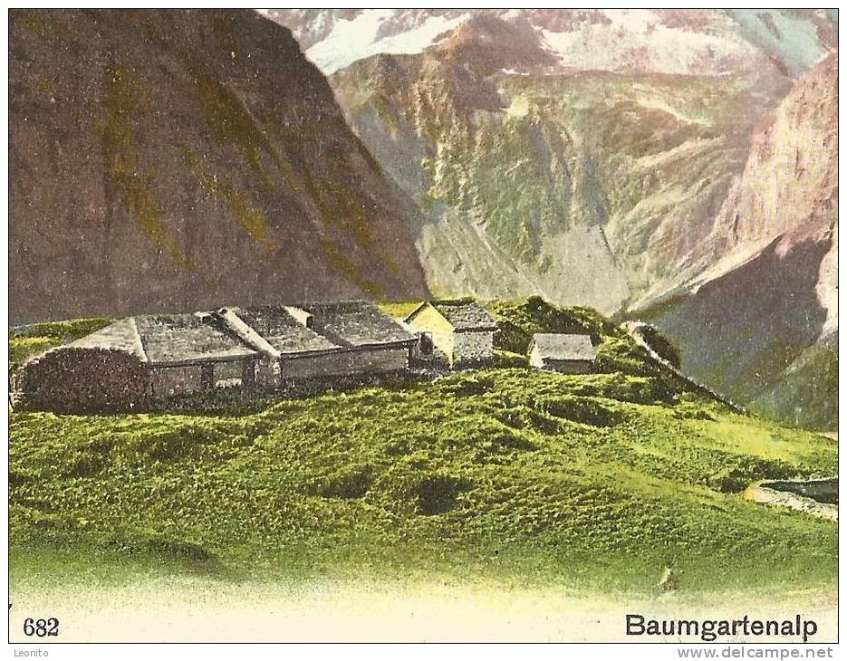 BAUMGARTENALP Bei Linthal Glarus Tödi 1907 - Linthal