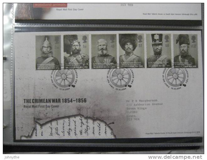 Great Britain 2004 The Crimean War Fdc - 2001-2010 Em. Décimales