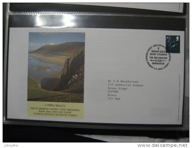 Great Britain 2005 Regional Definitives Cymru/Wales Fdc - 2001-2010. Decimale Uitgaven