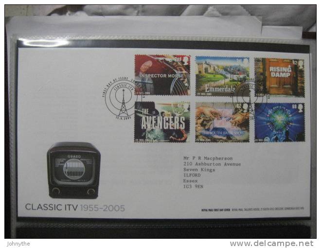 Great Britain 2005 Classic Itv Fdc - 2001-2010. Decimale Uitgaven