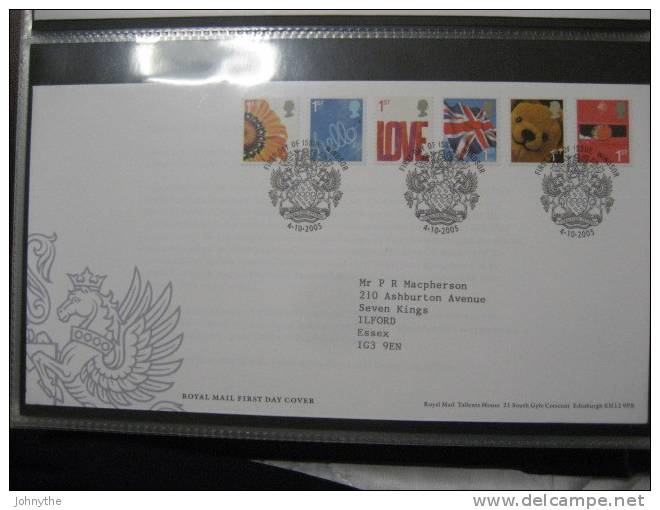 Great Britain 2005 Smilers Fdc - 2001-2010. Decimale Uitgaven
